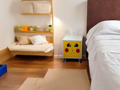 Foto 3 | Buro Infantil Niños Mdf Recamara Diseño Pokemon Pikachu Amarillo