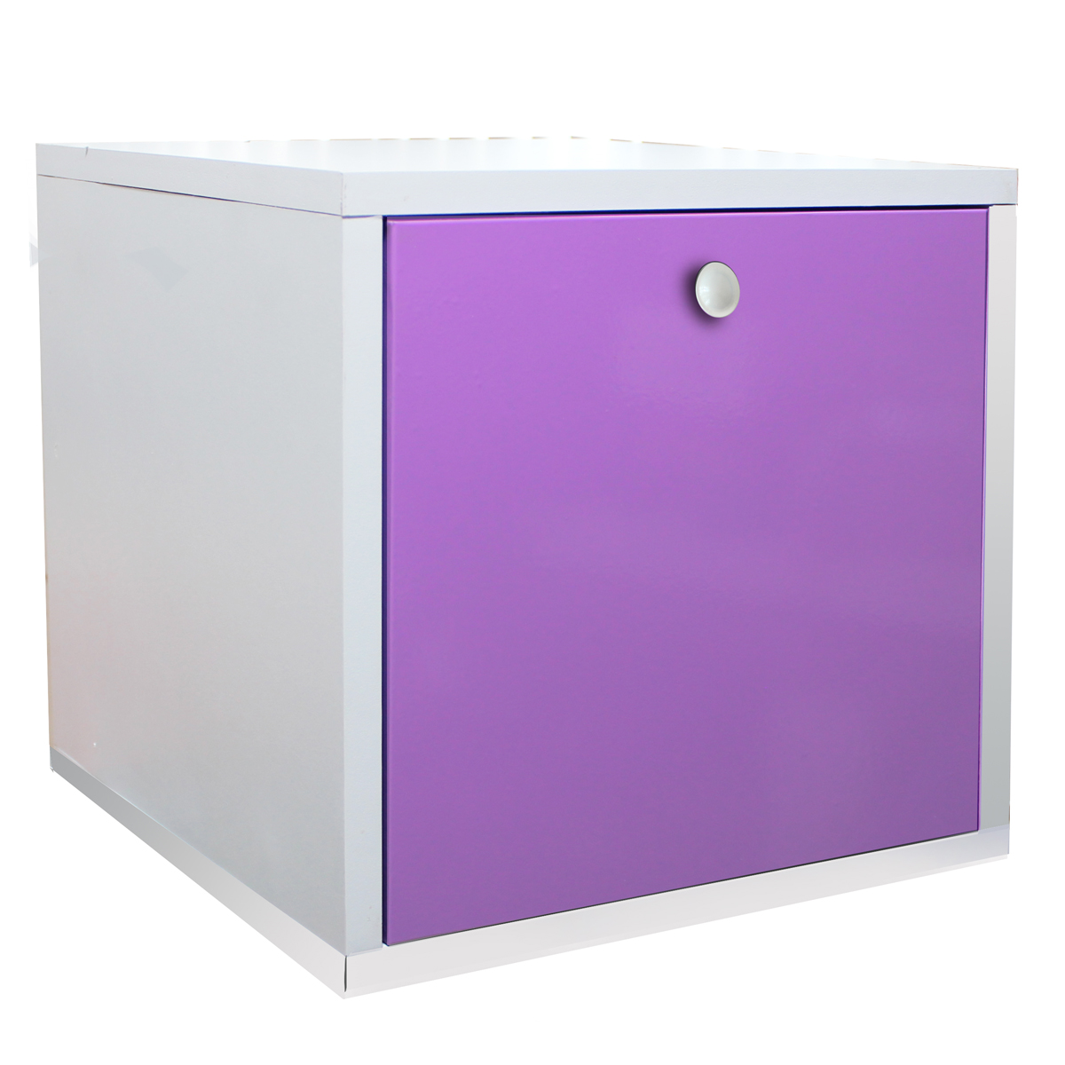 Foto 2 | Buro Flotante Mueble Recamara Mdf Iluminacion Luz Led Lila