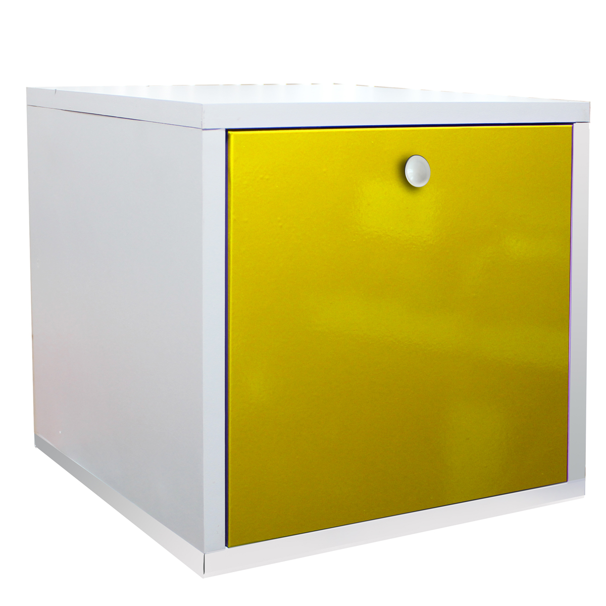 Foto 3 pulgar | Buro Flotante Mueble Recamara Mdf Iluminacion Luz Led Amarillo