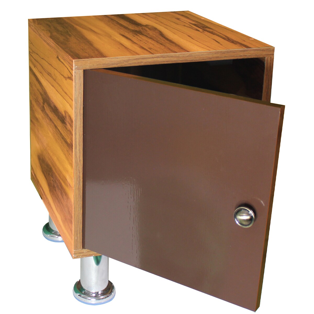 Buro Infantil con Luz Led Interior Mdf Armado Chocolate $1,189