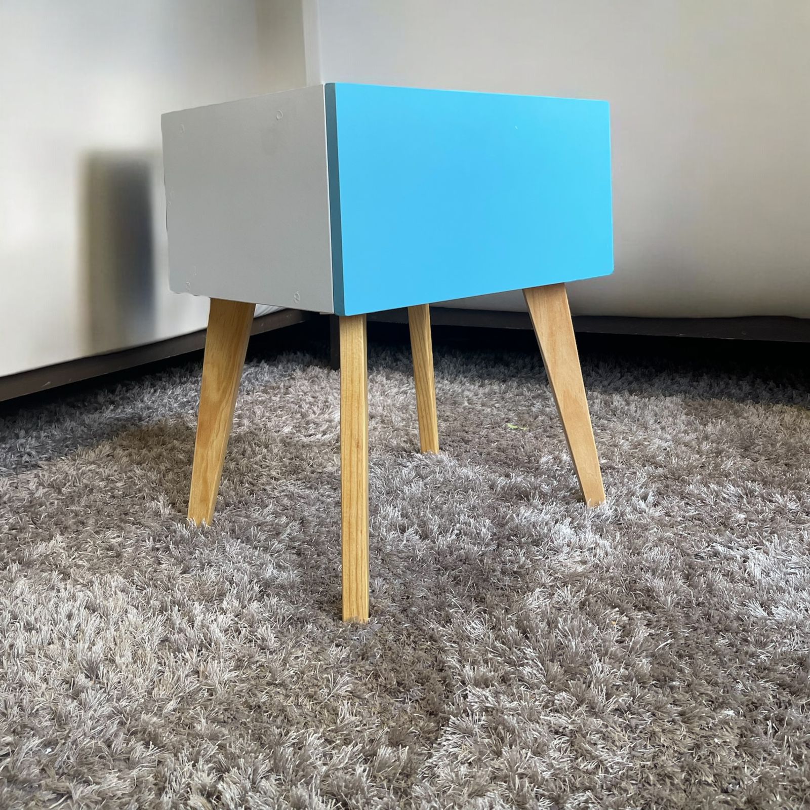 Foto 4 pulgar | Buró Decorativo Azul para Recámara