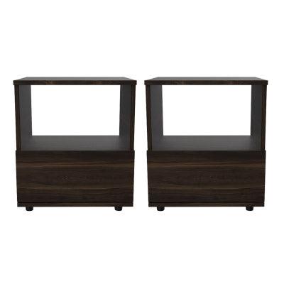 Foto 2 pulgar | Buró Oliver Caoba X2 Virtual Muebles
