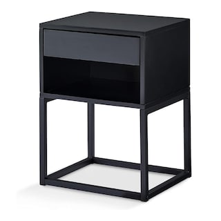 Foto 1 | Mesa de Noche para Recámara Nooz Cube Buró para Recámara Negro