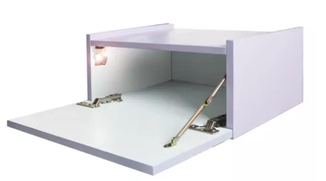 Buro Mesa Flotante De Noche Luz Led Niños Mariposa Lila $1,189