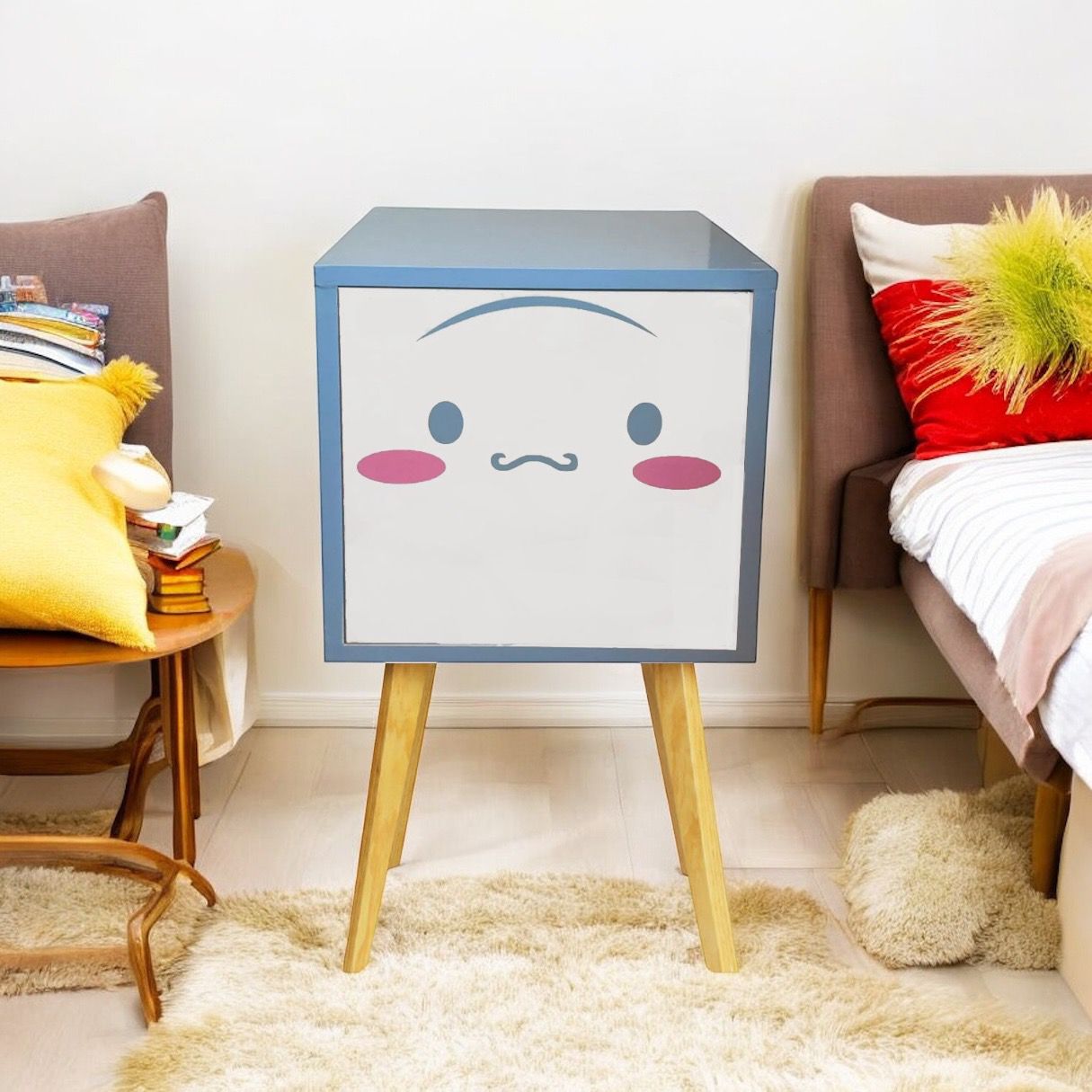 Buro Mesa Noche Sanrio Cinamoroll Usb Luz Led Niños Recamara