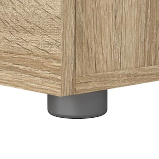Foto 5 | Buró Color Madera Con 2 Cajones Y Jaladeras Efecto Metal Hecho En Madera Mdf