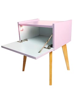 Foto 5 | Buro Mesa De Noche C/luz Led Niños Conejo Recámara