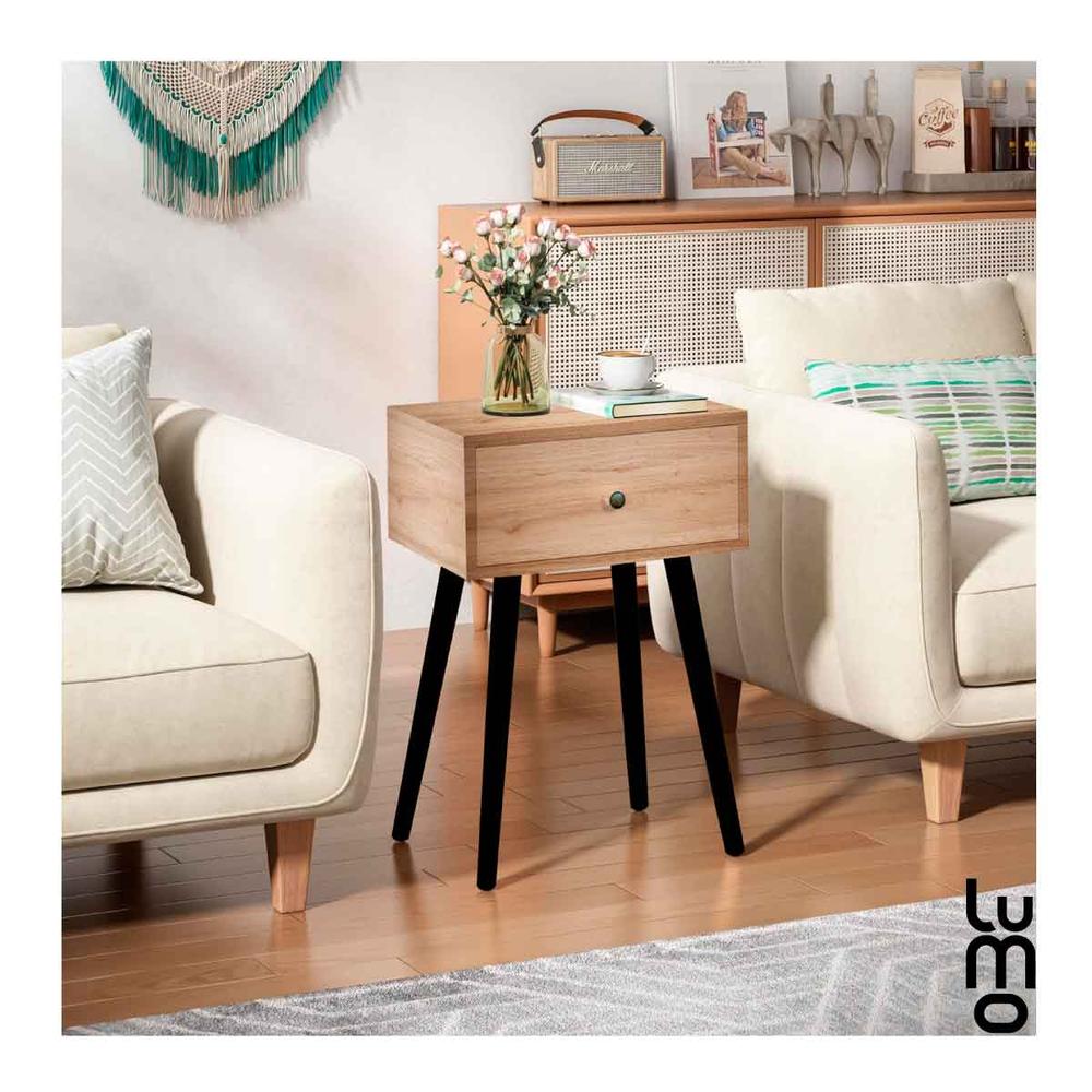 Foto 4 pulgar | Buro Set X2 Para Recamara Mesa De Noche Moderno Minimalista