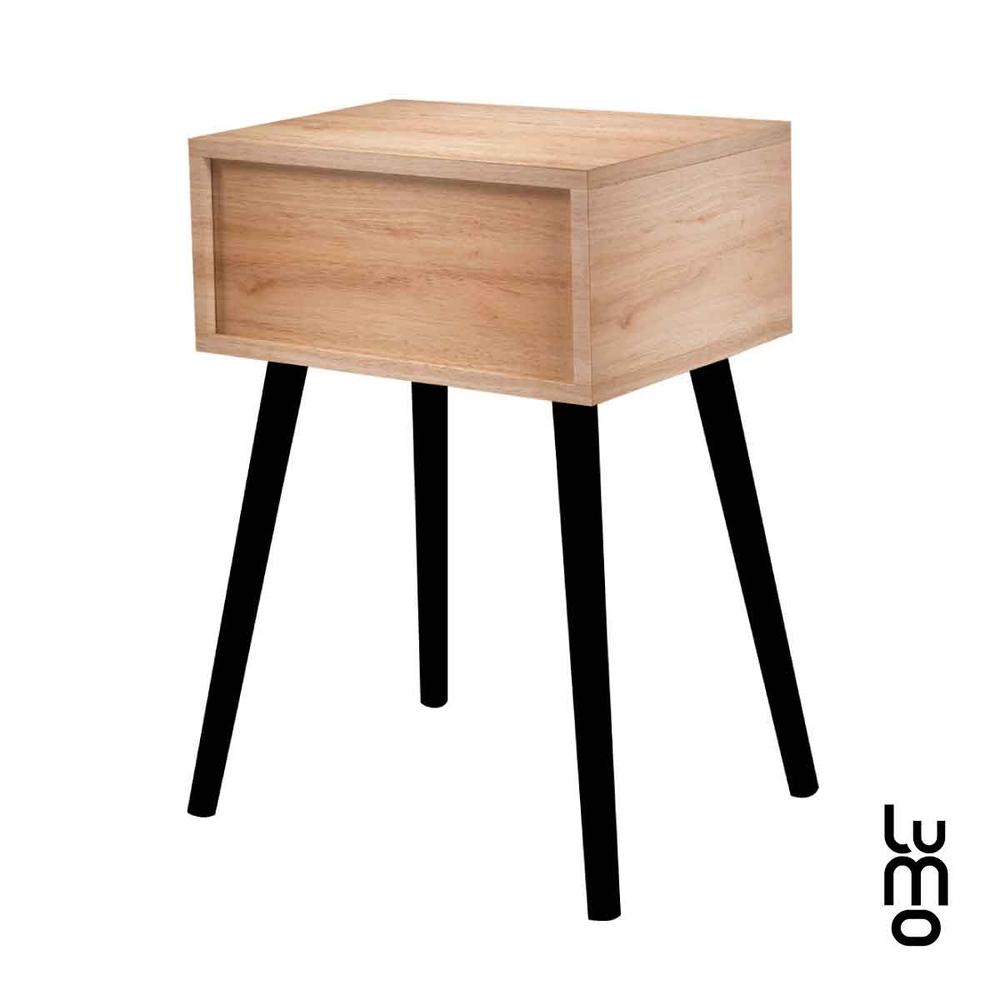 Foto 7 pulgar | Buro Set X2 Para Recamara Mesa De Noche Moderno Minimalista