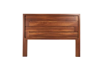 Foto 5 | Cabecera King Size Con 2 Burós De 2 Cajones Color Nogal - Madera Mdf Y Melamina