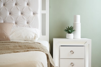 Foto 4 | Recámara King Size De 4 Piezas Con Cabecera, 2 Burós Y Tocador Color Blanco - Madera Mdf