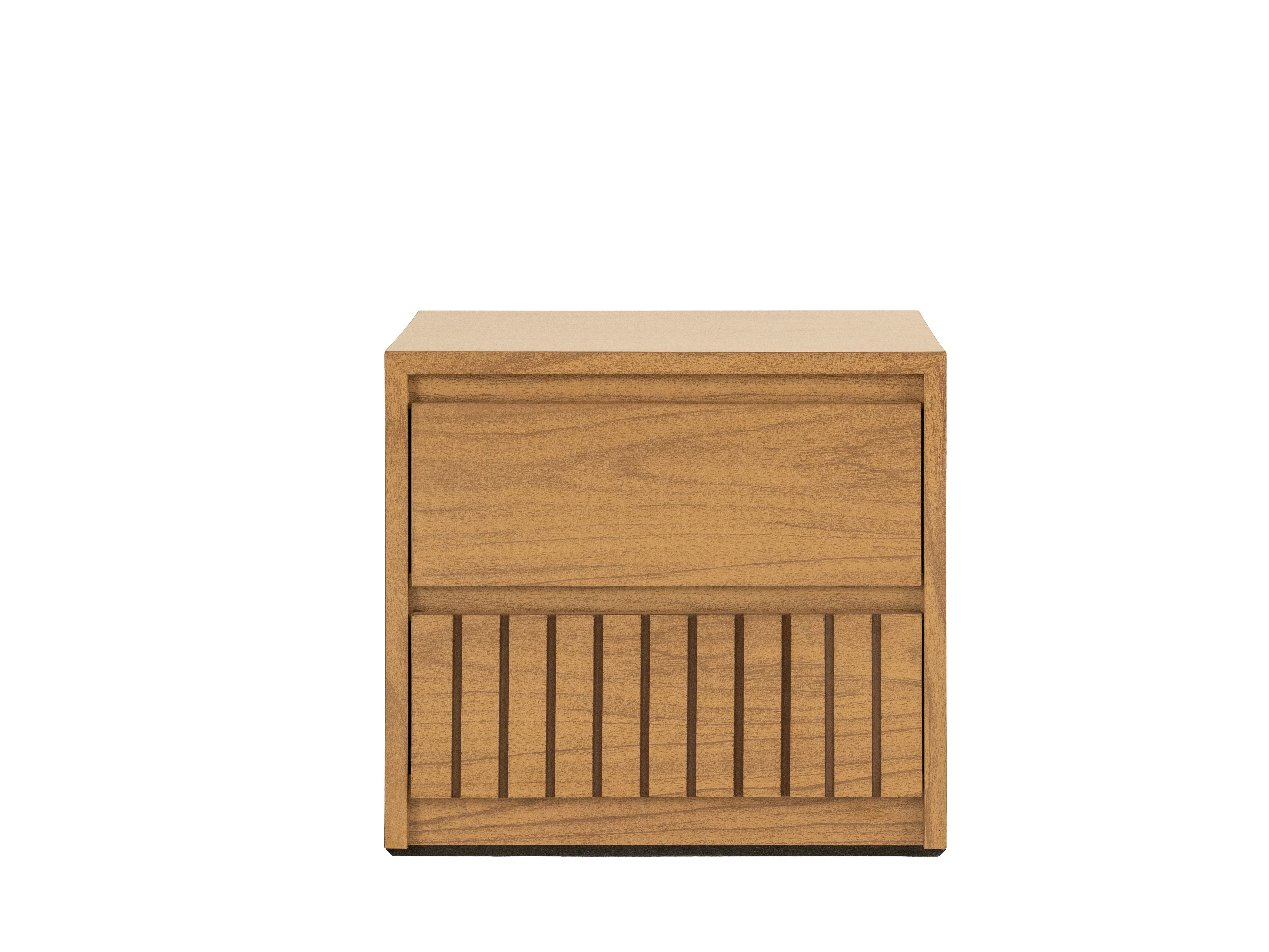 Foto 1 | Buró Con 1 Cajón Y 1 Espacio De Almacenamiento Color Natural - Madera Industrializada