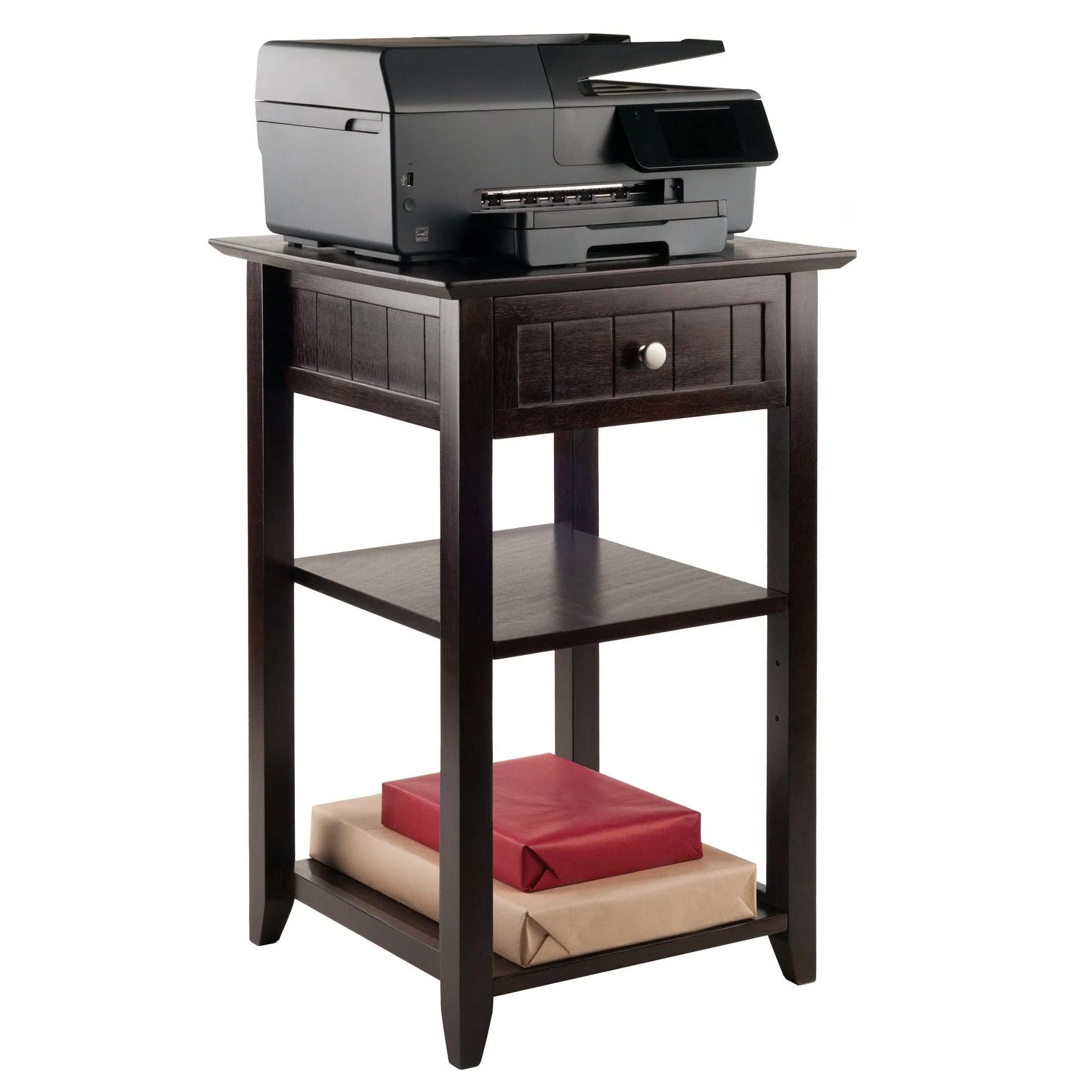 Foto 4 | Soporte Para Impresora Winsome Burke Coffee Con Cajón Y Estante - Venta Internacional.