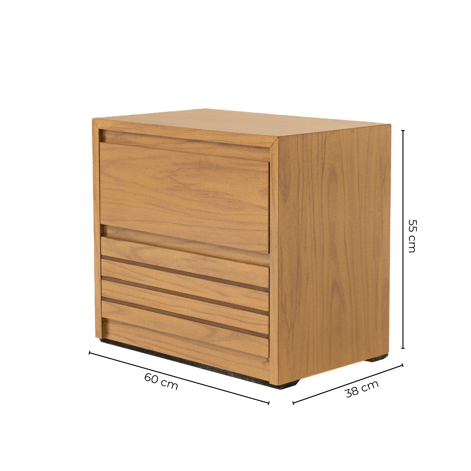 Foto 5 | Buró Con 2 Cajones Color Natural - Madera Industrializada