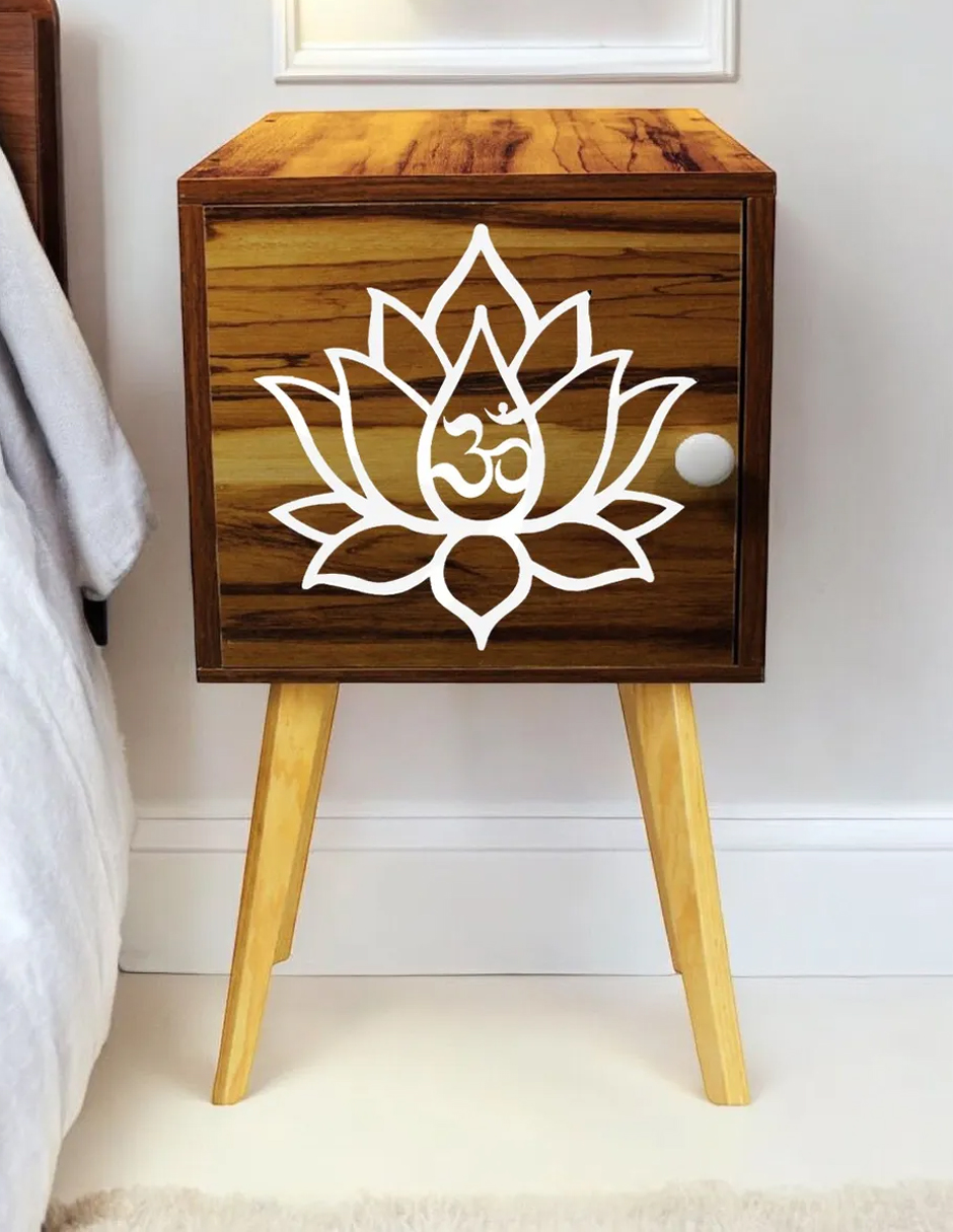 Foto 2 | Buró de Mdf Moderno con Flor Loto