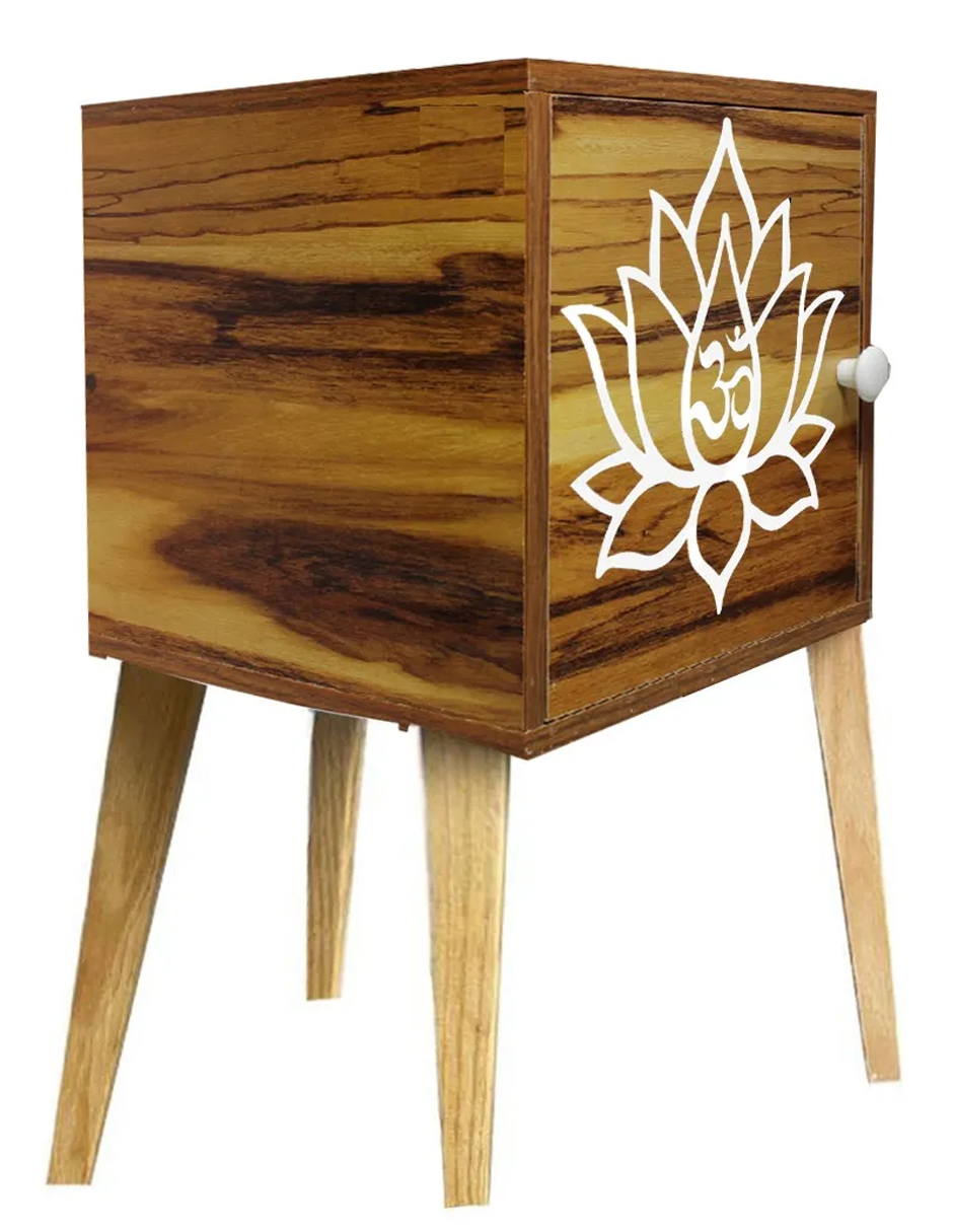 Foto 4 pulgar | Buró de Mdf Moderno con Flor Loto