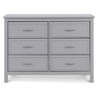 Foto 4 | Cómoda Doble Davinci Charlie Con 6 Cajones, Gris - Venta Internacional.
