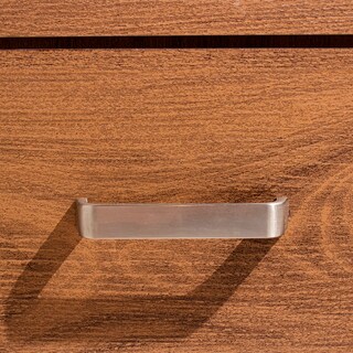 Foto 3 | Cabecera Tapizada King Size Con 2 Burós De 2 Cajones Color Nogal - Madera Industrializada Y Tapizado