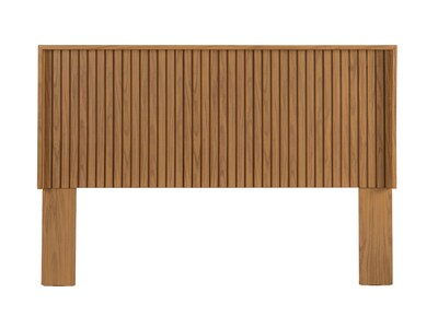 Foto 3 | Recámara King Size De 5 Piezas Con Cabecera Con Luz, 2 Burós, Cajonera Y Espejo Color Natural - Madera Industrializada