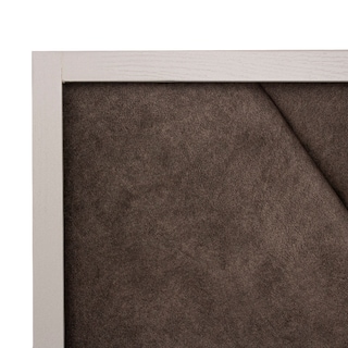 Foto 4 | Cabecera Tapizada King Size Con 2 Burós De 3 Cajones Color Gris Y Blanco - Madera Industrializada Y Tapizado