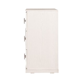 Foto 5 | Cabecera Tapizada King Size Con 2 Burós De 3 Cajones Color Gris Y Blanco - Madera Industrializada Y Tapizado