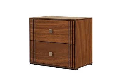 Foto 4 | Cabecera King Size Con 2 Burós De 2 Cajones Color Parota - Madera Industrializada