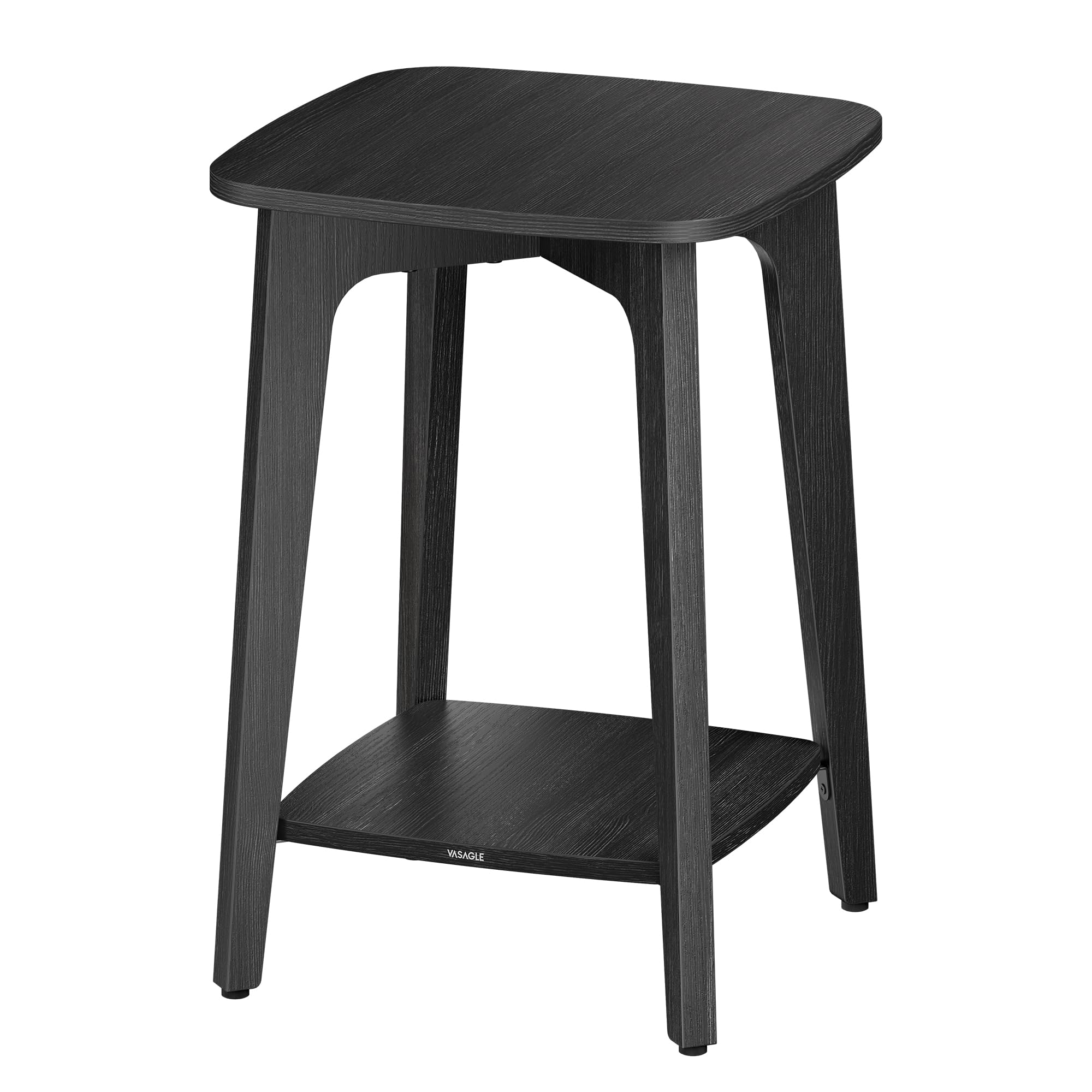 Foto 6 | Mesa Auxiliar Vasagle Cuadrada Pequeña Gris Antracita Ulet236b01 - Venta Internacional.