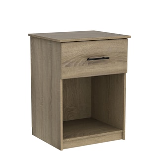 Foto 4 | Mesita De Noche Furinno Tidur, Roble Francés, Gris, Paquete De 2 - Venta Internacional.