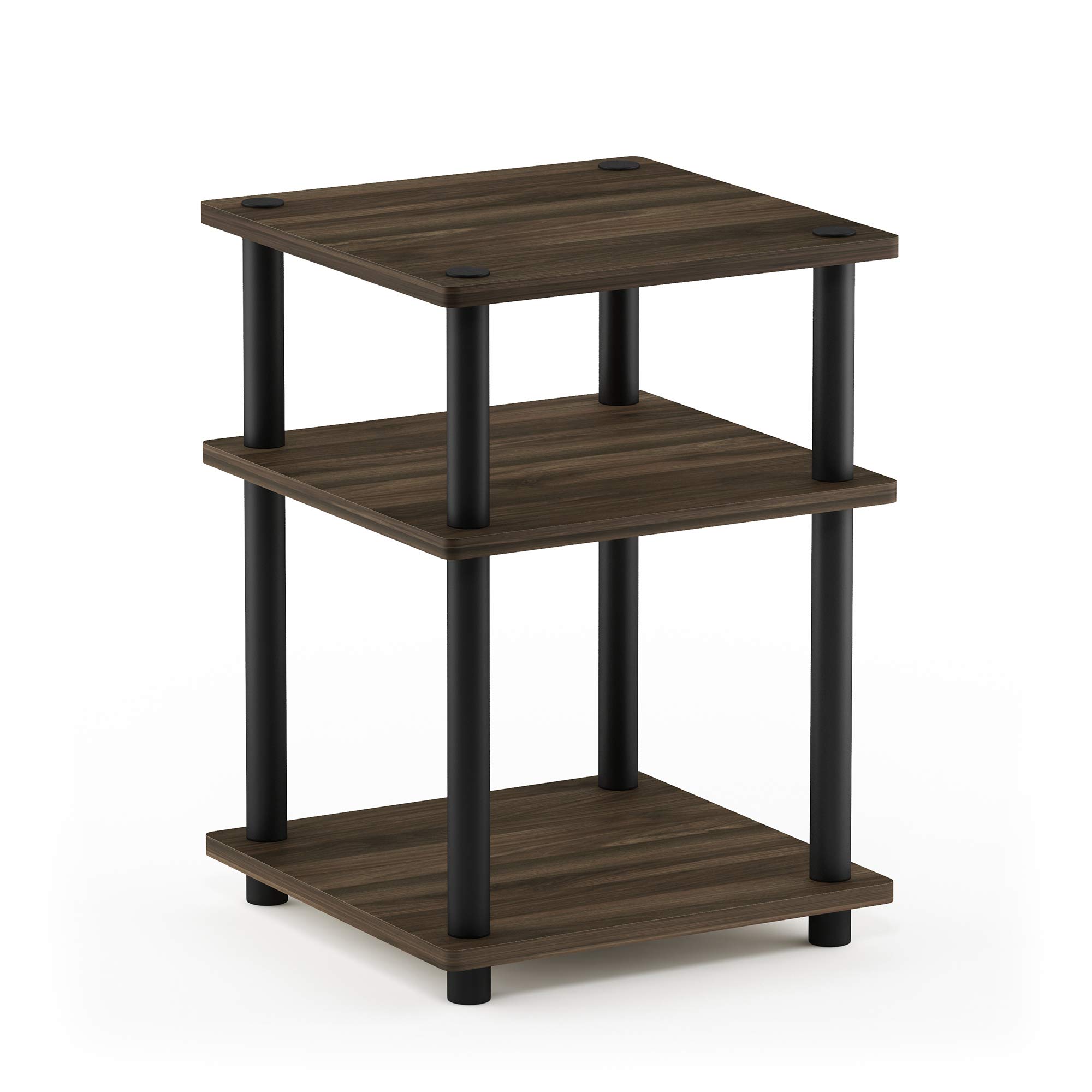 Foto 2 pulgar | Mesa Auxiliar Furinno Turn-n-tube De Fácil Montaje Columbia Walnut - Venta Internacional.