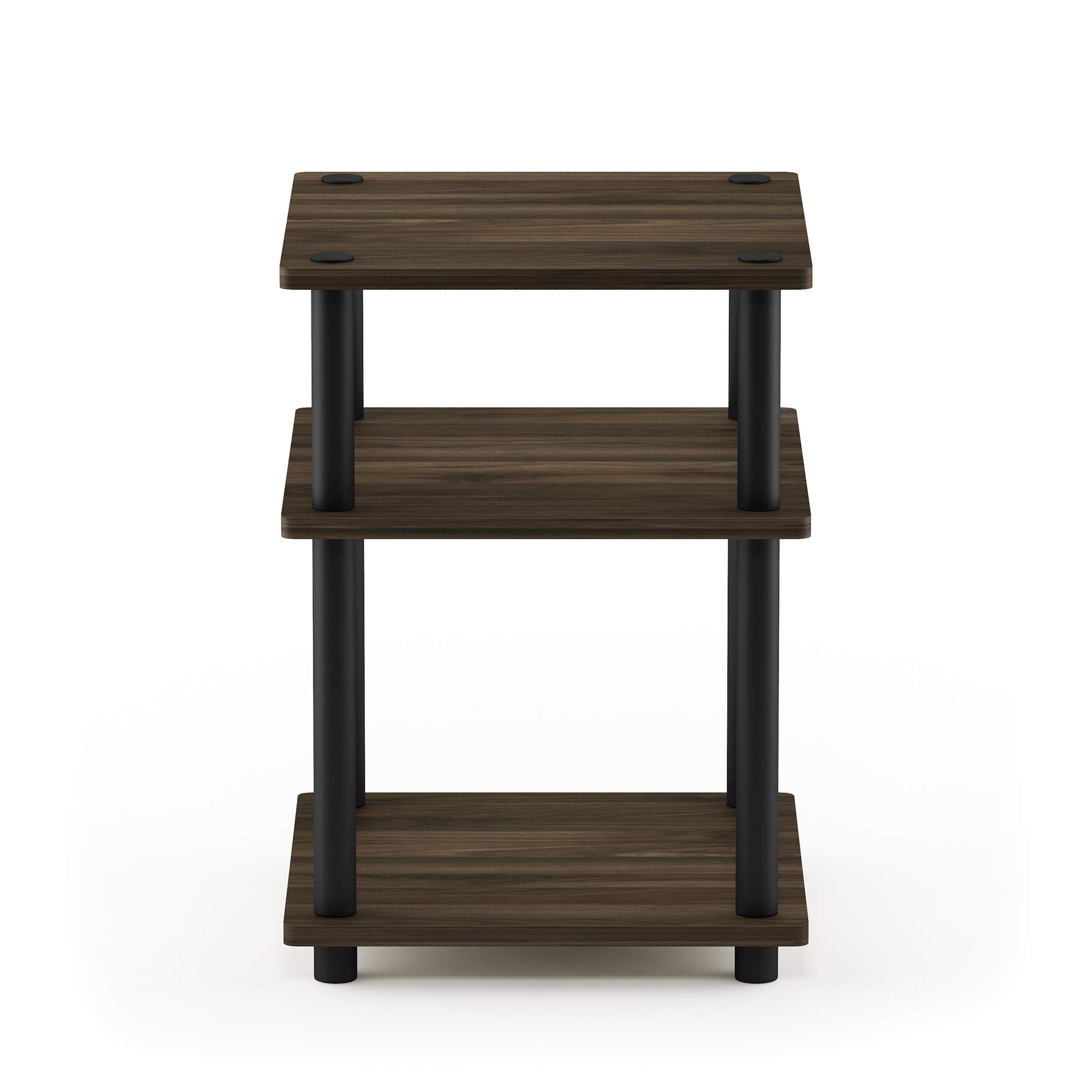 Foto 4 | Mesa Auxiliar Furinno Turn-n-tube De Fácil Montaje Columbia Walnut - Venta Internacional.