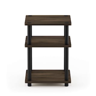Foto 4 | Mesa Auxiliar Furinno Turn-n-tube De Fácil Montaje Columbia Walnut - Venta Internacional.