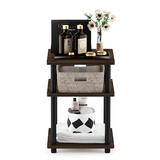 Foto 6 | Mesa Auxiliar Furinno Turn-n-tube De Fácil Montaje Columbia Walnut - Venta Internacional.