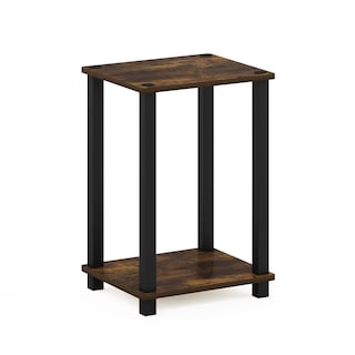 Foto 1 | Mesa Auxiliar Furinno Simplistic, Paquete De 2 Unidades, Color Ámbar Pino/negro - Venta Internacional.