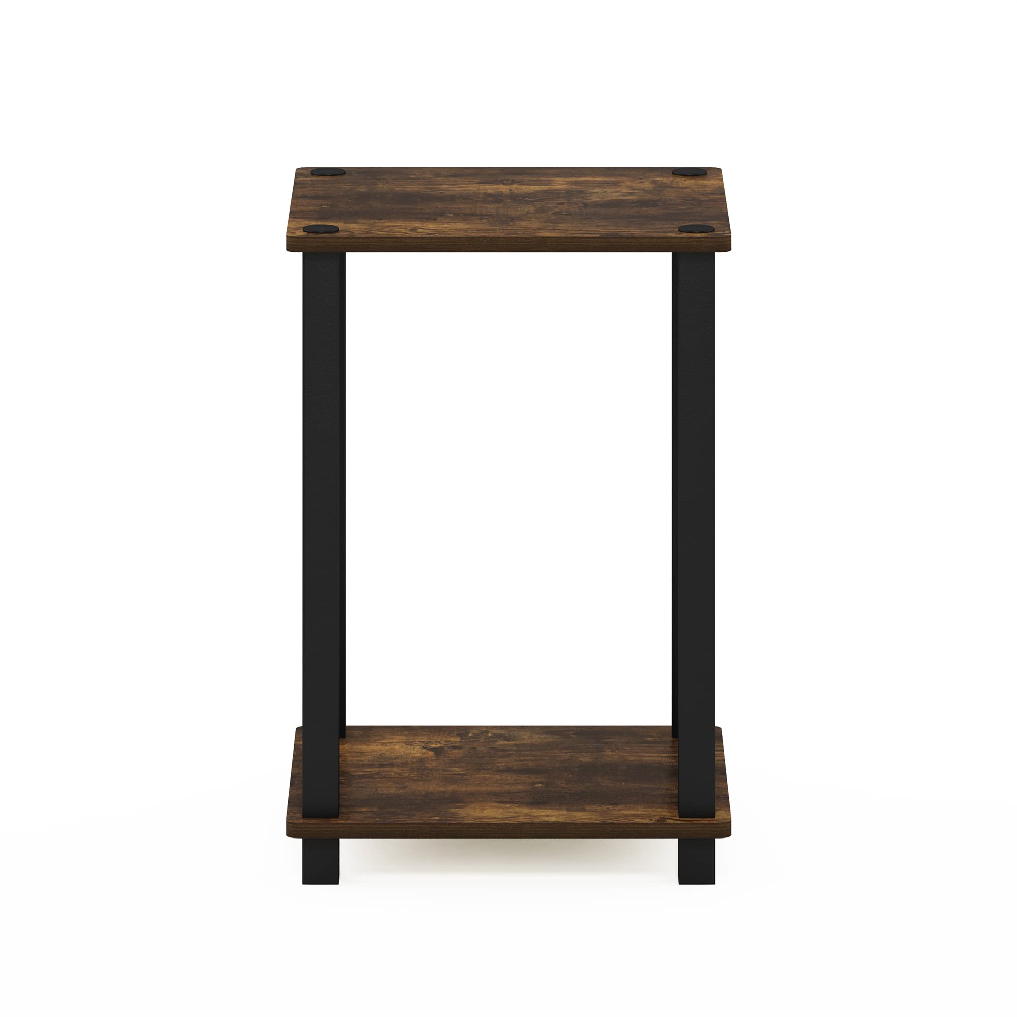 Foto 5 pulgar | Mesa Auxiliar Furinno Simplistic, Paquete De 2 Unidades, Color Ámbar Pino/negro - Venta Internacional.
