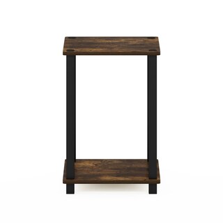 Foto 4 | Mesa Auxiliar Furinno Simplistic, Paquete De 2 Unidades, Color Ámbar Pino/negro - Venta Internacional.