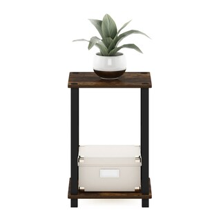 Foto 6 | Mesa Auxiliar Furinno Simplistic, Paquete De 2 Unidades, Color Ámbar Pino/negro - Venta Internacional.