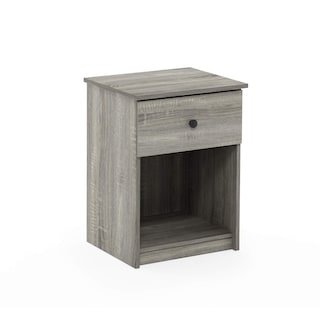Foto 1 | Mesita De Noche Furinno Tidur, Roble Francés, Gris, Paquete De 1 - Venta Internacional.