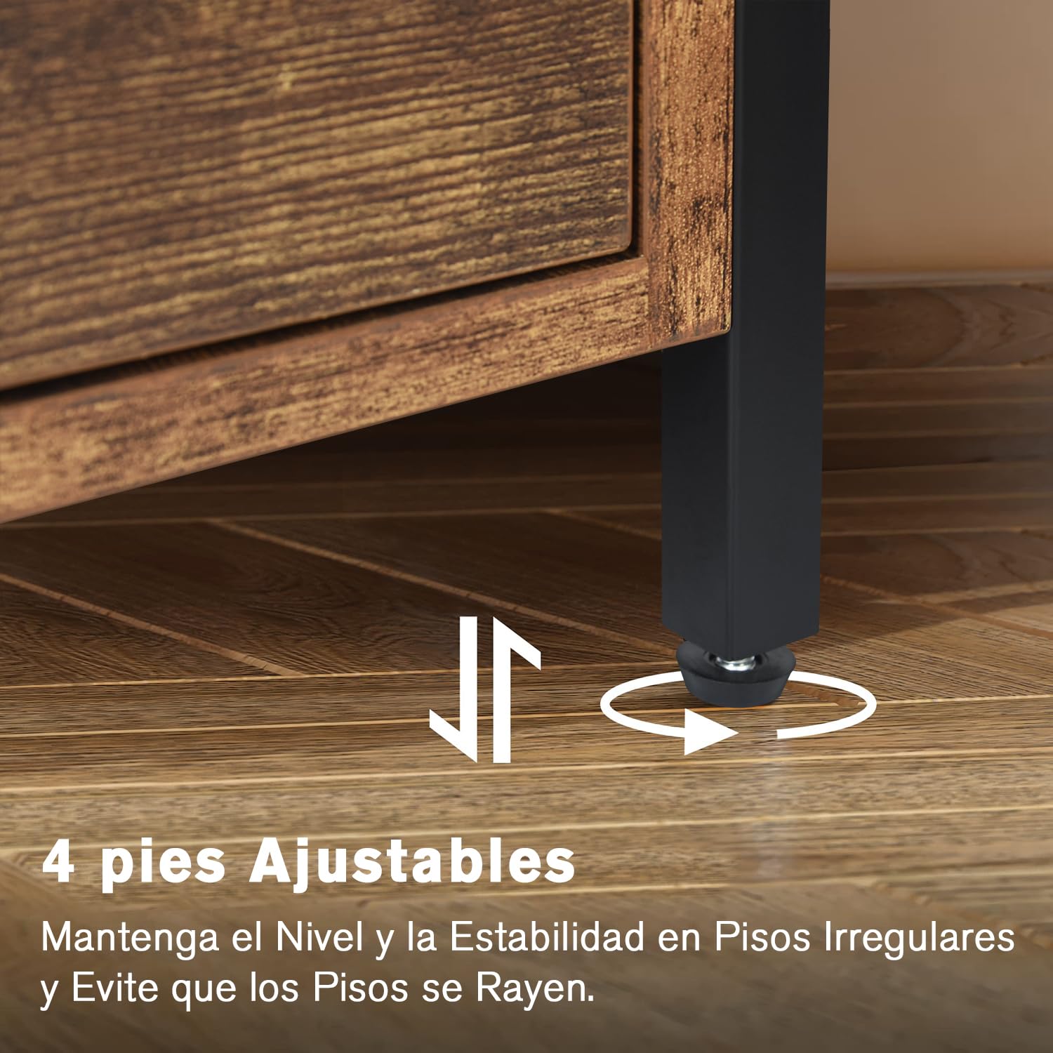 Foto 9 pulgar | Mesa De Centro Furniturer Vrains Marrón 60 X 30 X 62 Cm