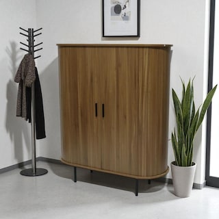 Foto 1 | Buró Para Recámara Mesa De Noche Maple Moderno Minimalista