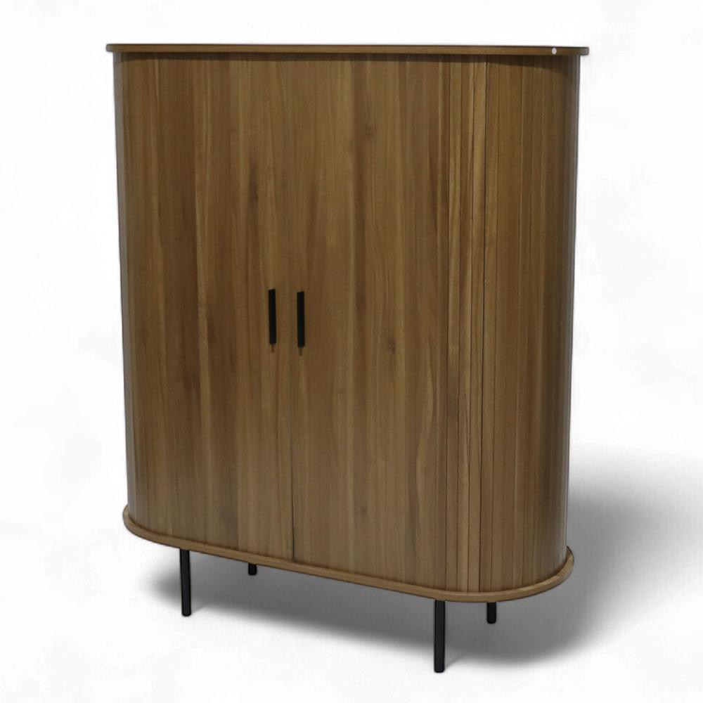 Foto 3 pulgar | Buró Para Recámara Mesa De Noche Maple Moderno Minimalista