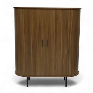 Foto 4 | Buró Para Recámara Mesa De Noche Maple Moderno Minimalista