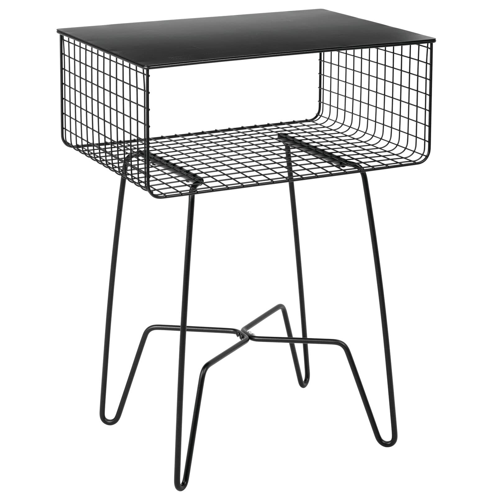 Foto 7 | Mesita De Noche Mdesign Concerto Con Estante De Almacenamiento - Venta Internacional.