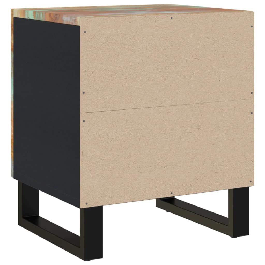 Foto 5 pulgar | Mesitas De Noche Vidaxl 2 Piezas De Madera Maciza Recuperada De 40 X 33 X 46 Cm - Venta Internacional.