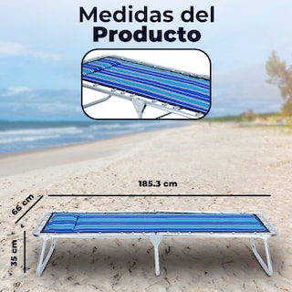 Foto 5 | Catre Plegable Jaco 507 color Azul