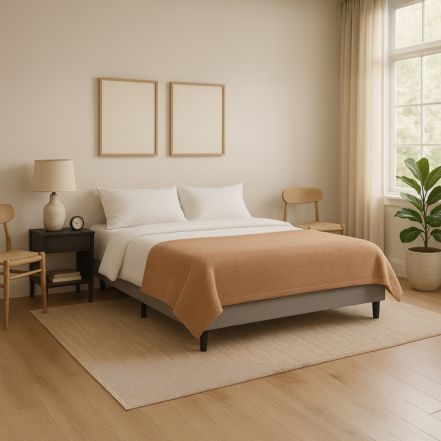 Foto 2 pulgar | Base De Cama Matrimonial Estilo Moderno Condesa Con Estructura De Metal Y Madera Tapizada En Tela Gris