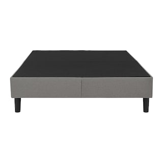 Foto 3 | Base De Cama Matrimonial Estilo Moderno Condesa Con Estructura De Metal Y Madera Tapizada En Tela Gris