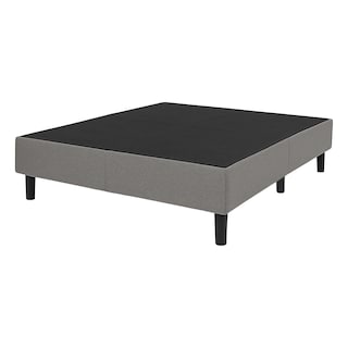Foto 4 | Base De Cama Matrimonial Estilo Moderno Condesa Con Estructura De Metal Y Madera Tapizada En Tela Gris