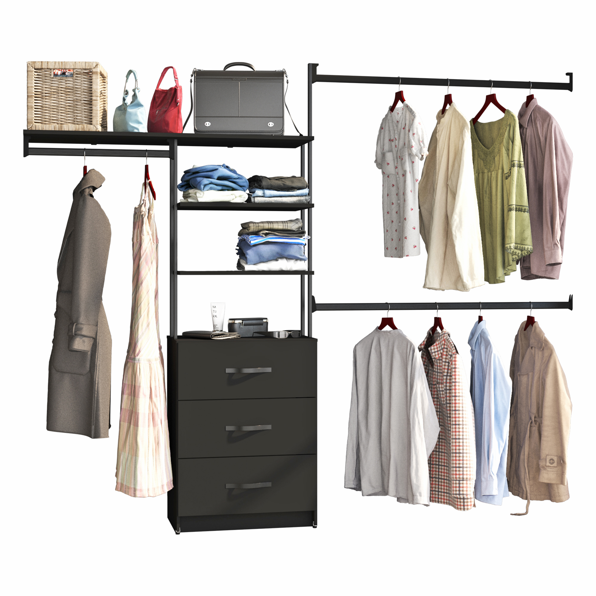 Foto 2 | Closet Urbano Playcon 245 x 200 Cm color Negro