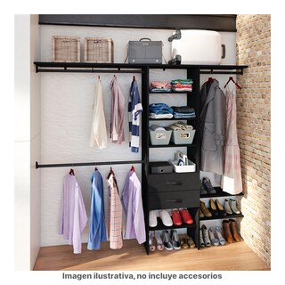 Foto 3 | Closet Total Playcon 242 x 213 Cm color Negro