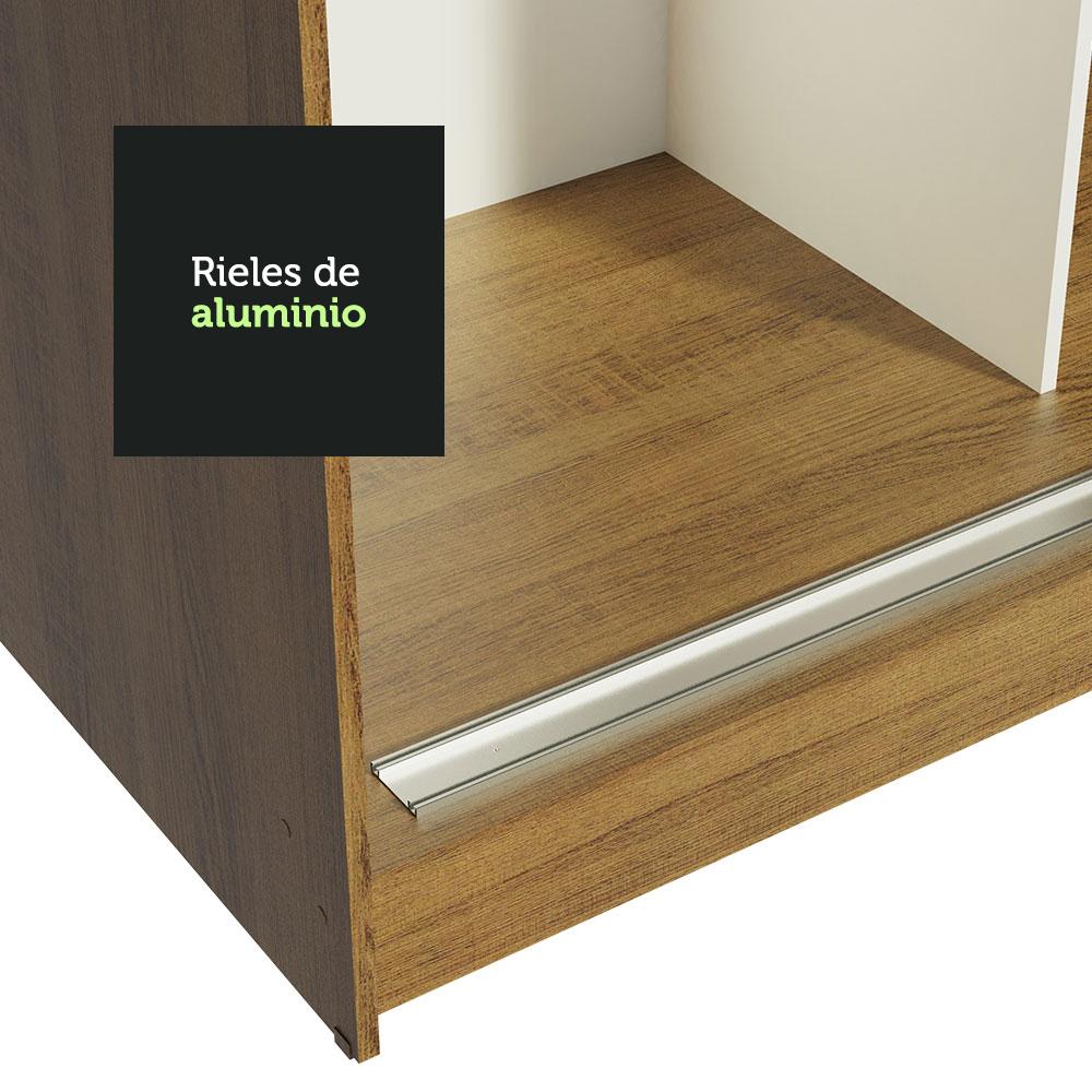 Foto 7 | Clóset Madesa Marrón 3 Puertas Corredizas con Espejos